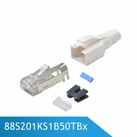 Plug includes Boot w/Icon - Cat 6 shielded modular plugs